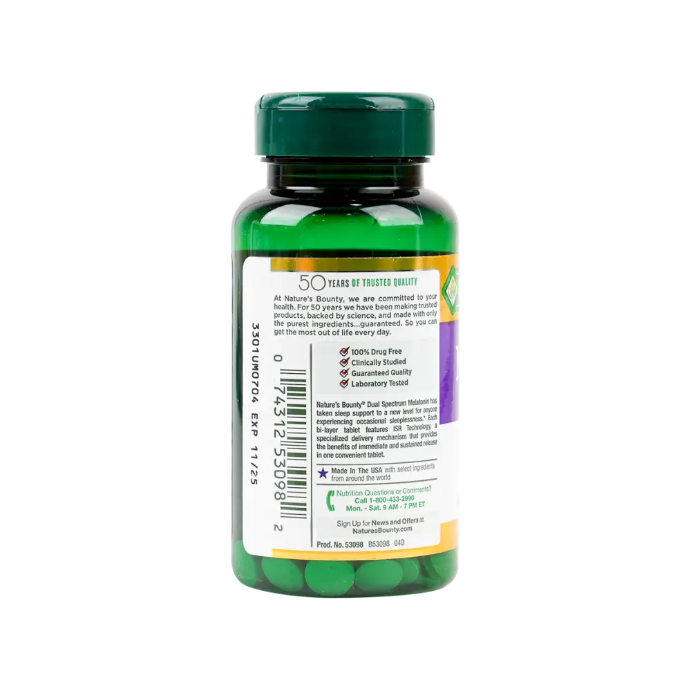 NATURES BOUNTY MELATONIN 5MG 60TAB