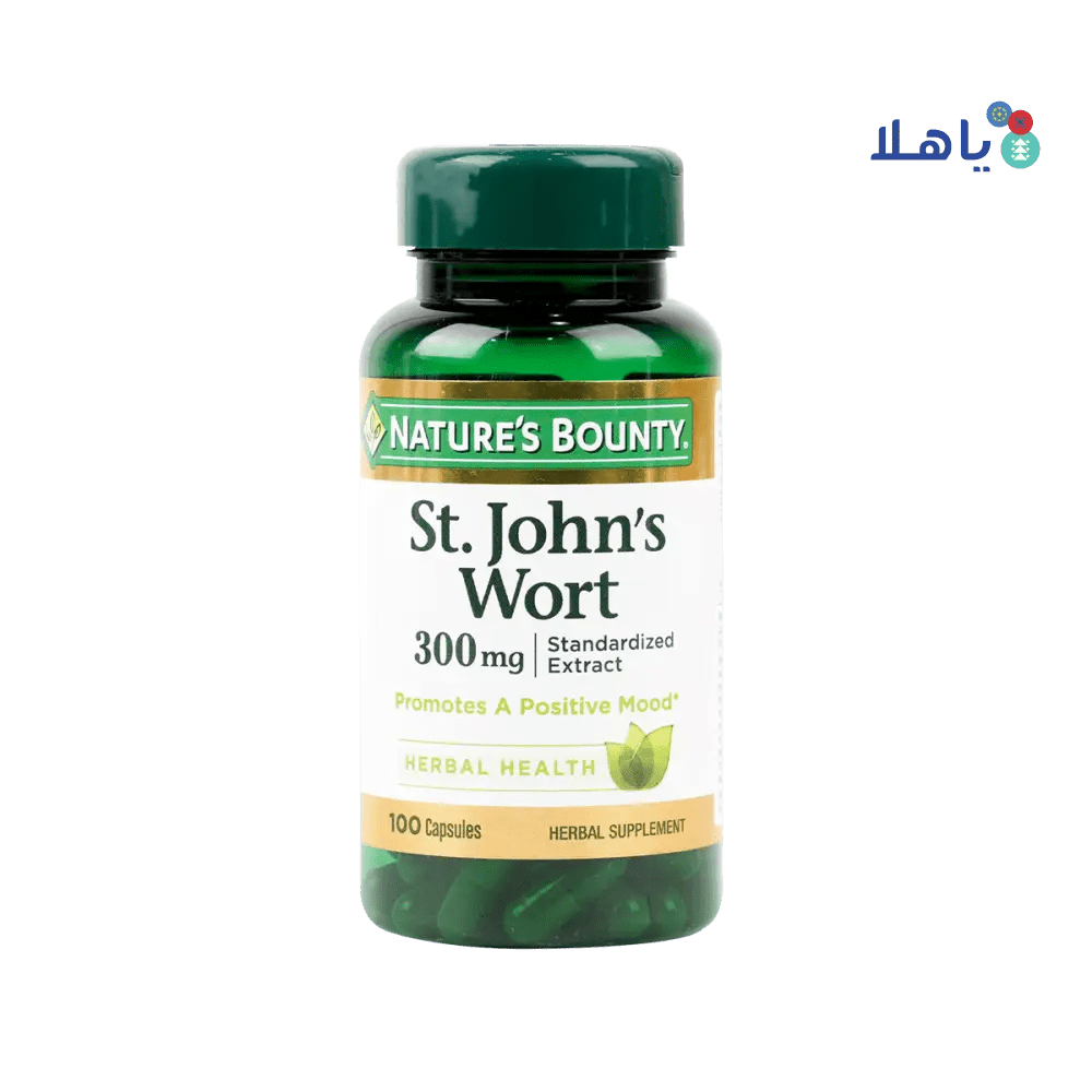 NATURES BOUNTY - Natures Bounty St.Johns Wort 300Mg 100 Cap - Pharmazone - 