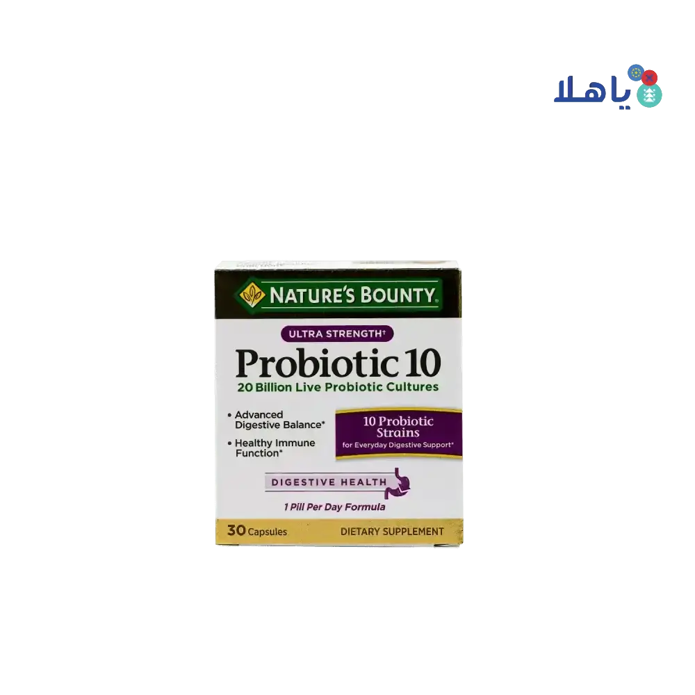 NATURES BOUNTY - Natures Bounty Probiotic 10 30Cap - Pharmazone - 