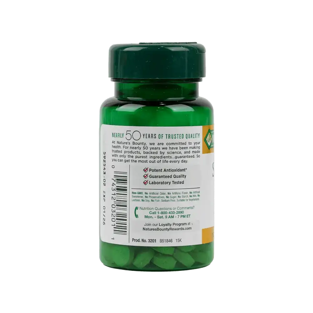 NATURES BOUNTY - Natures Bounty Selenium 200Mcg 100Tab - Pharmazone - 