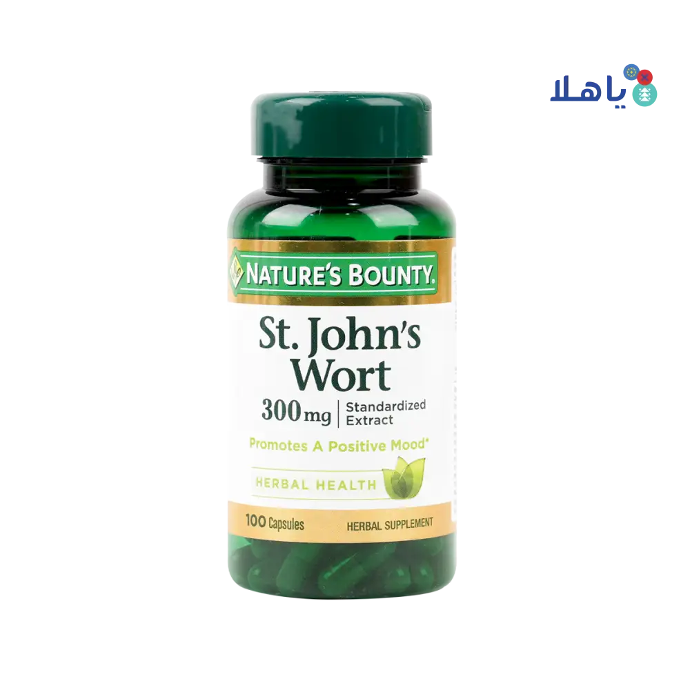 NATURES BOUNTY ST.JOHNS WORT 300MG 100 CAP