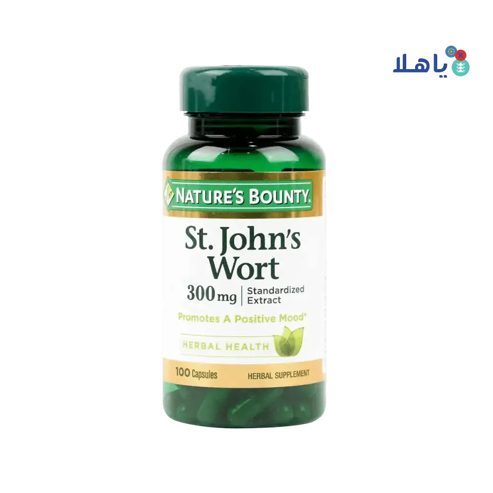 NATURES BOUNTY - Natures Bounty St.Johns Wort 300Mg 100 Cap - Pharmazone - 