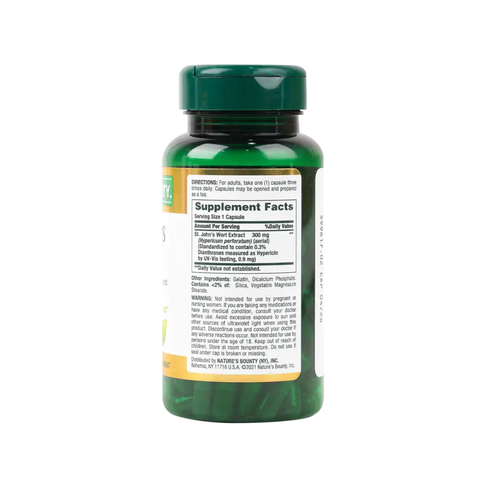 NATURES BOUNTY ST.JOHNS WORT 300MG 100 CAP