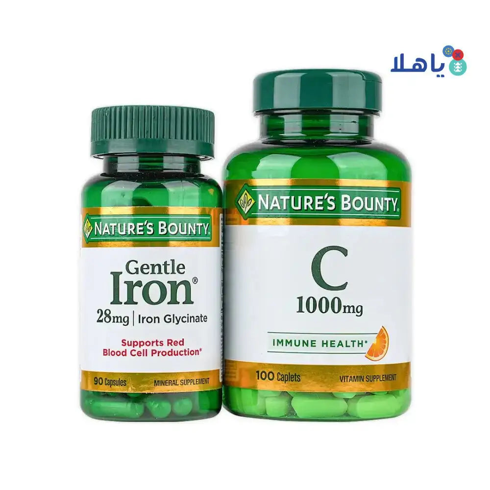 NATURES BOUNTY - Nature's Bounty Vitamin C + Iron Set - Pharmazone - 