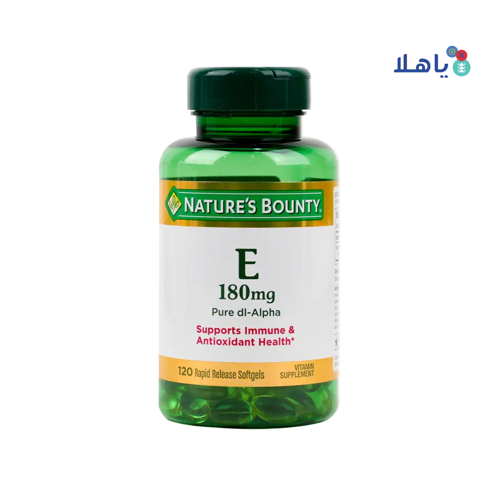 NATURES BOUNTY VITAMIN E-180MG 120CAP