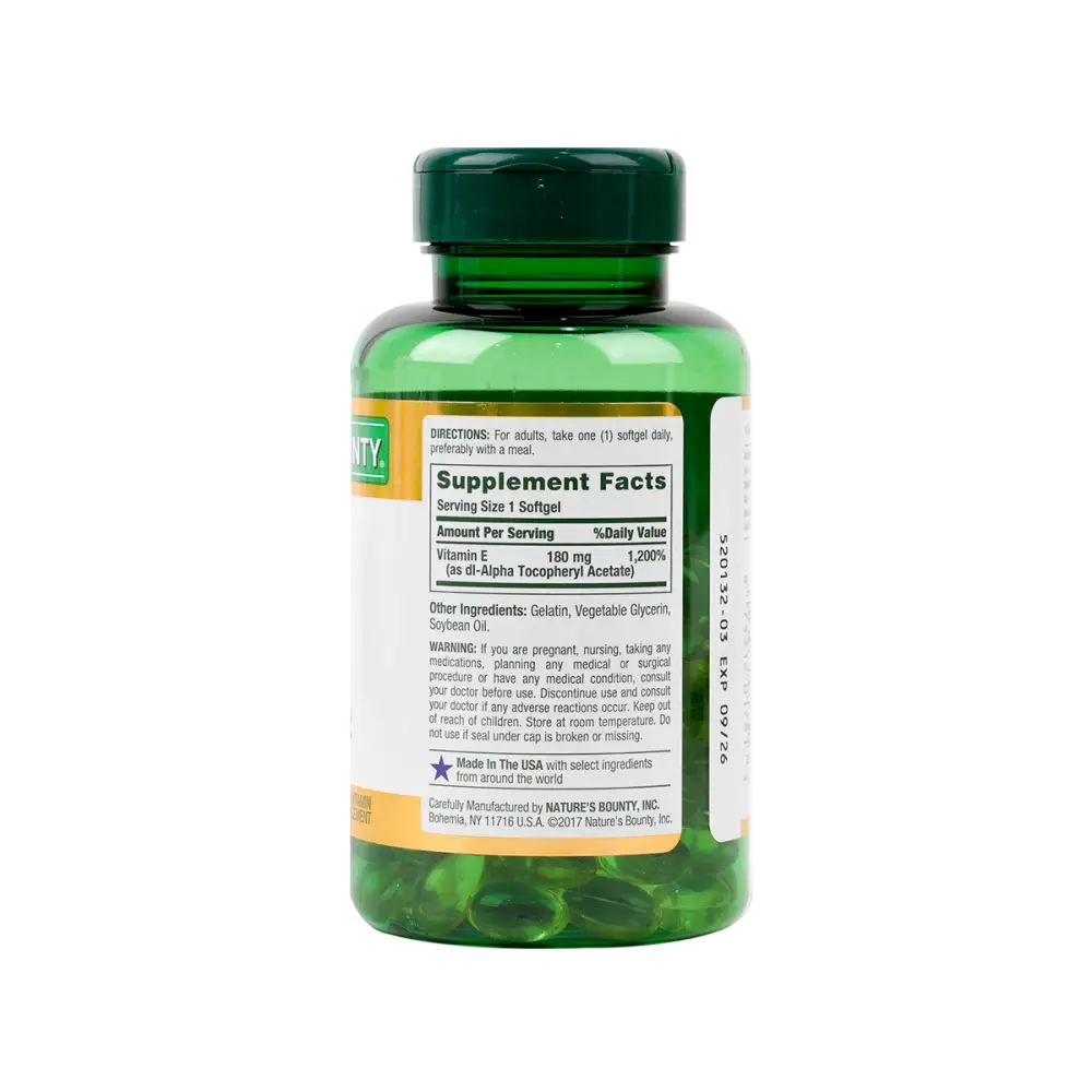 NATURES BOUNTY VITAMIN E-180MG 120CAP