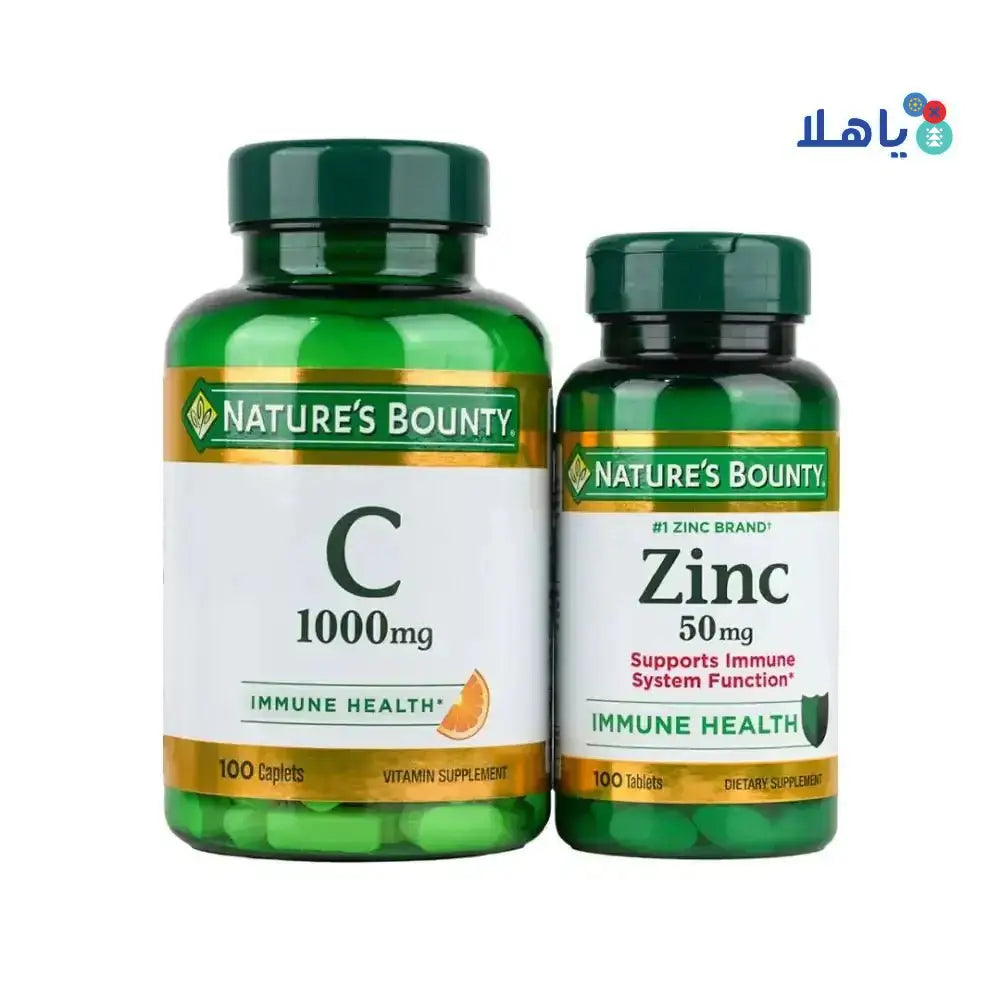 Nature's Bounty - Nature's Bounty Zinc + Vitamin C Immunity Set - Pharmazone - 