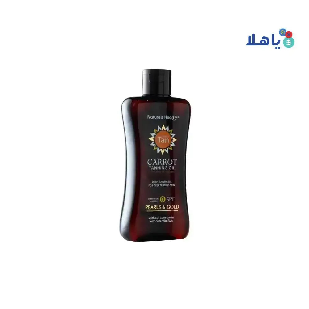 Undefined - Natures Hearty Carrot Tanning Oil SPF0 Tan 200Ml - Pharmazone - 