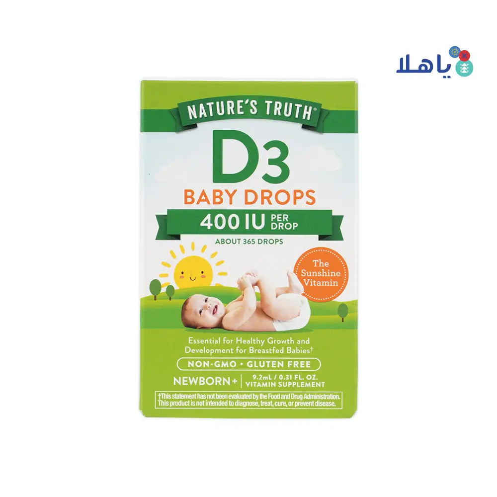 Nature's Truth D3 Baby Drops 400 IU 9.2ml