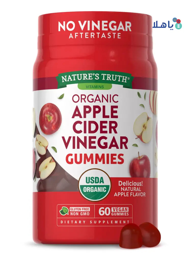 Nature's Truth Organic Apple Cider Vinegar 60 Gummies