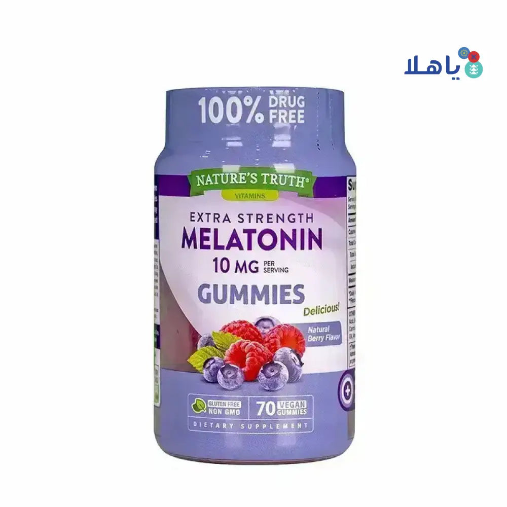 Nature's Truth Sleep Melatonin 10mg 70 Vegan Gummies