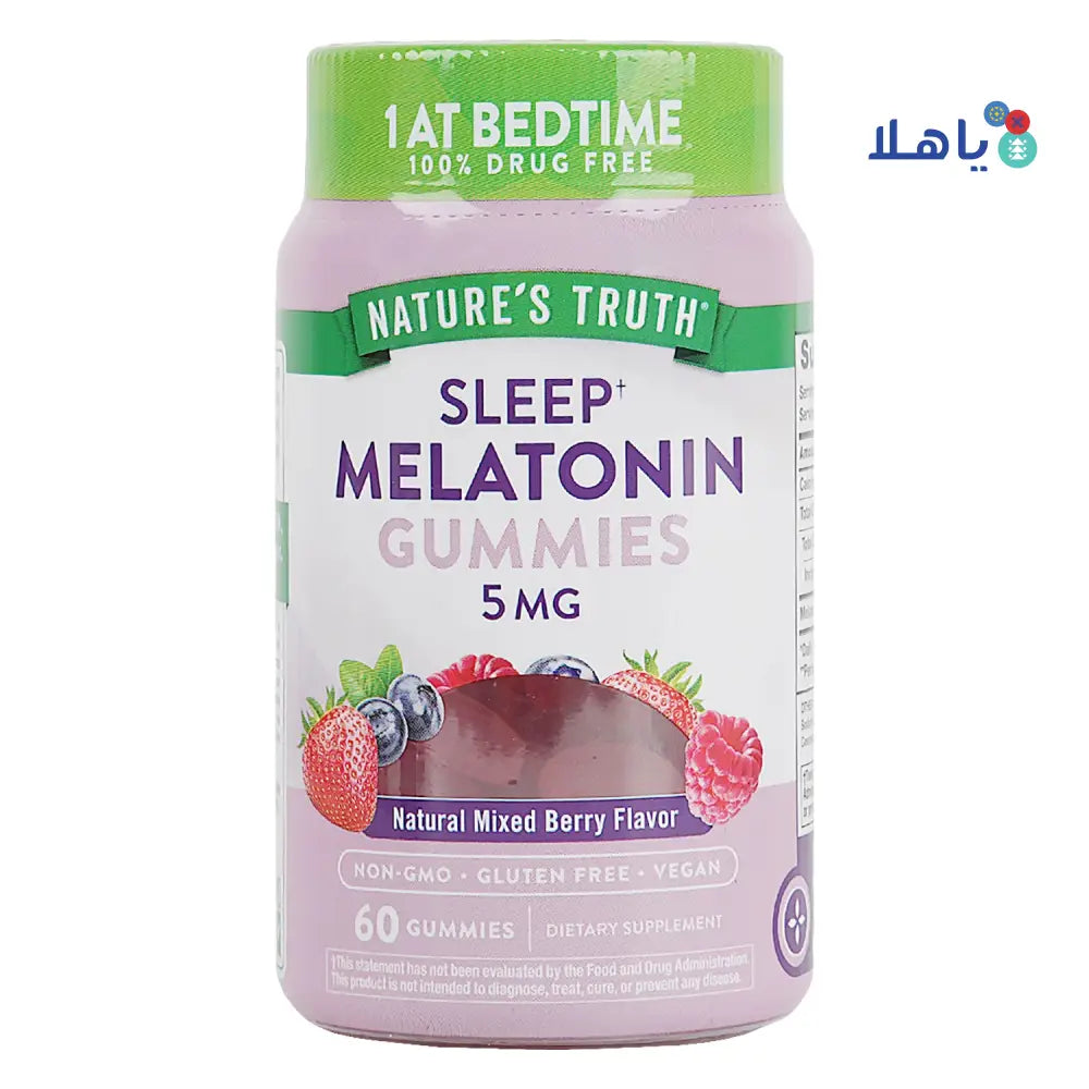 Nature's Truth Sleep Melatonin 5mg 60Gummies