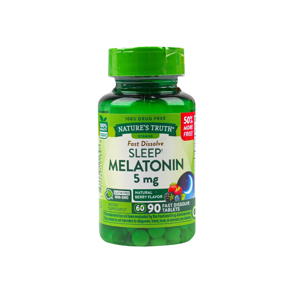 Nature's Truth Sleep Melatonin 5Mg 90 Tablets - Berry Flavor