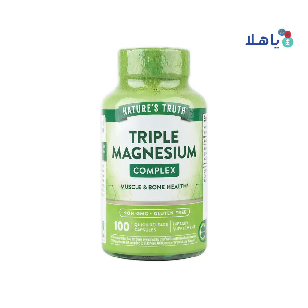 Nature's Truth Triple Magnesium Complex 100 Capsules