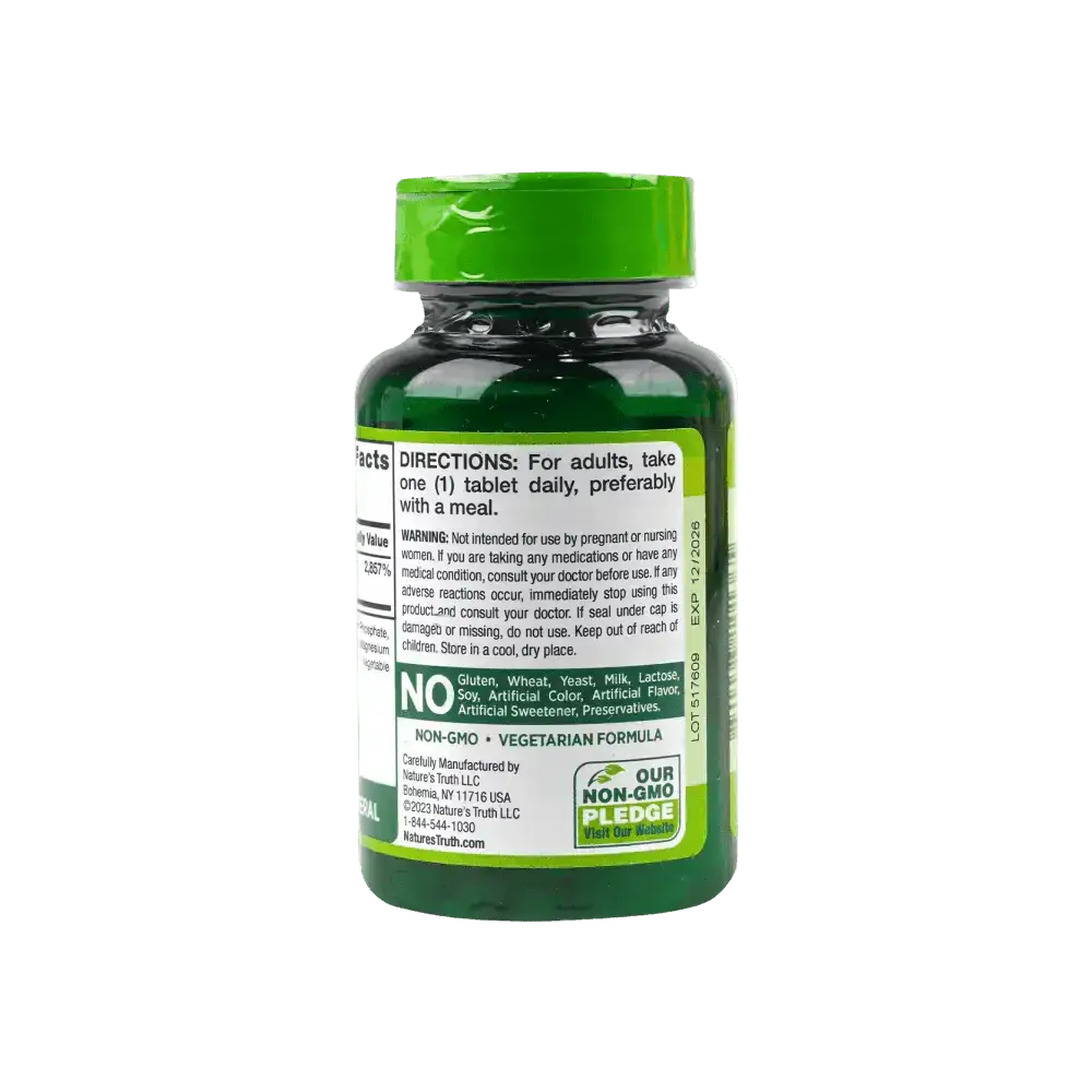 Nature's Truth LLC - Nature's Truth Ultra Chromium Picolinate 1000 Mcg 90 Tablets - Pharmazone - 