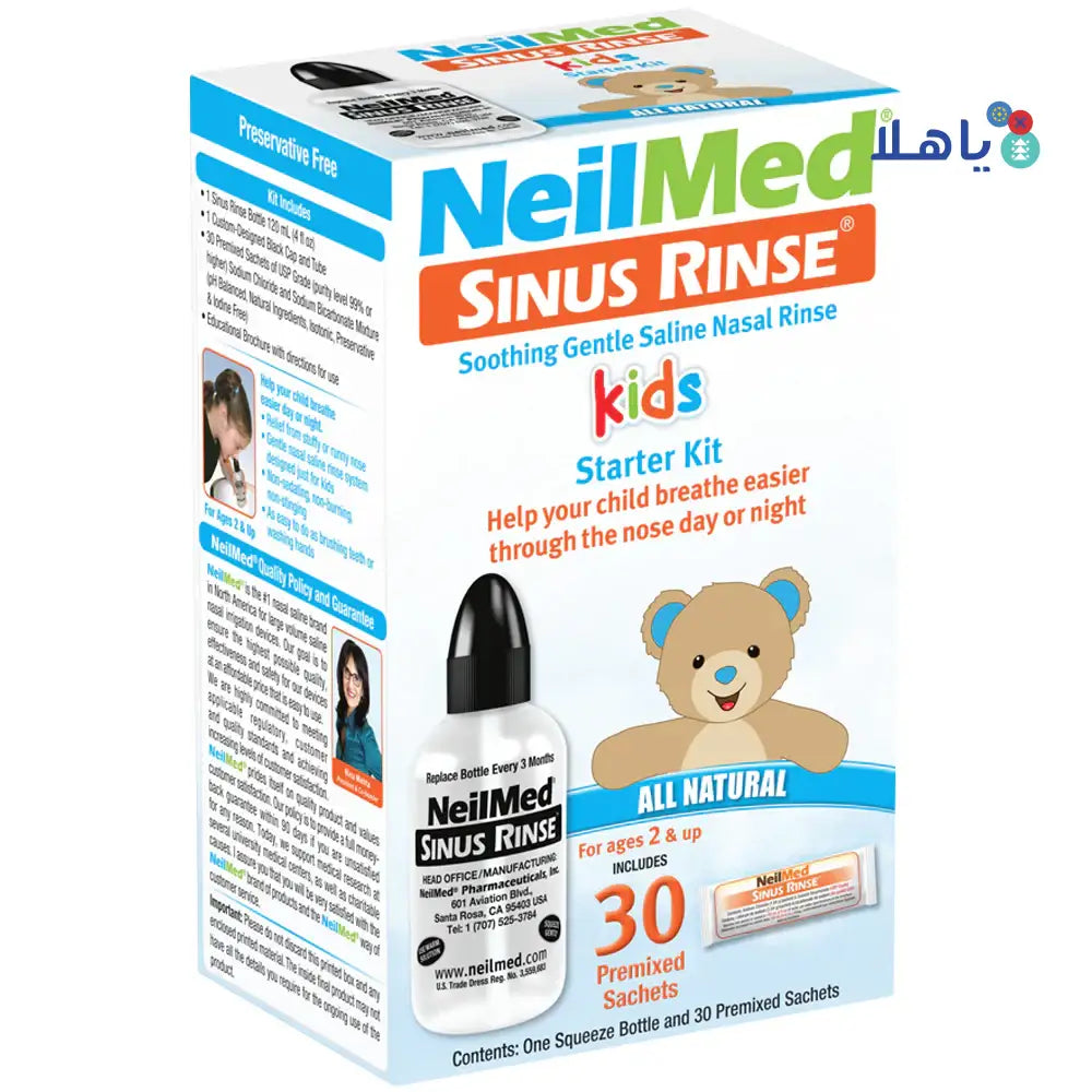 Neilmed Kids Sinus Rinse Starter Kit 30 Sachets