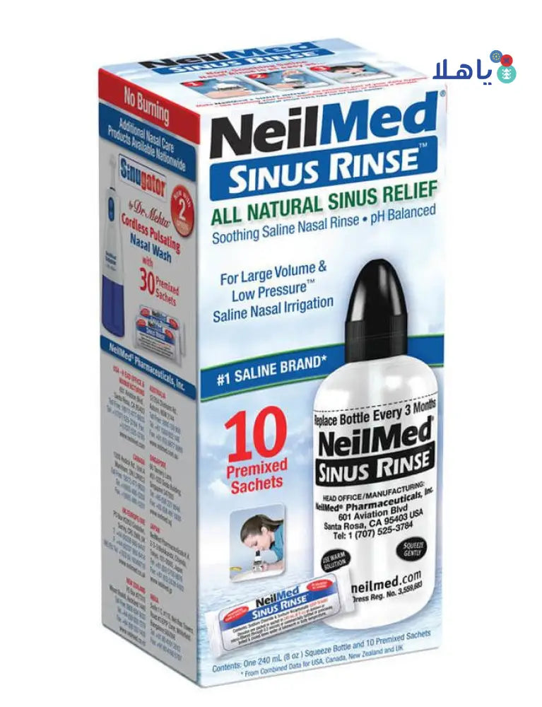 NEILMED SINUS RINSE 10 SACHETS