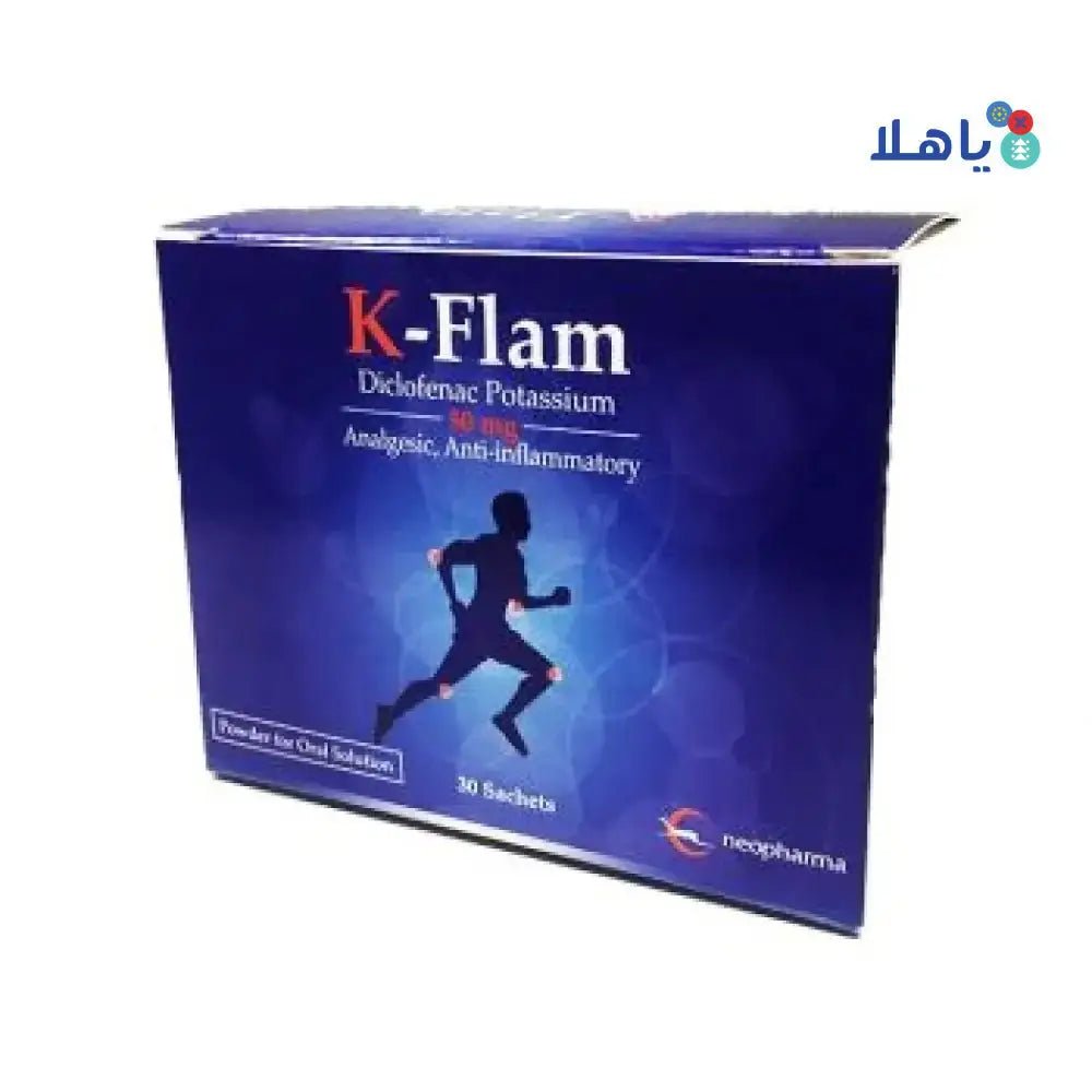 NEOPHARMA - K - FLAM 50MG 30 SACHETS - Pharmazone - 