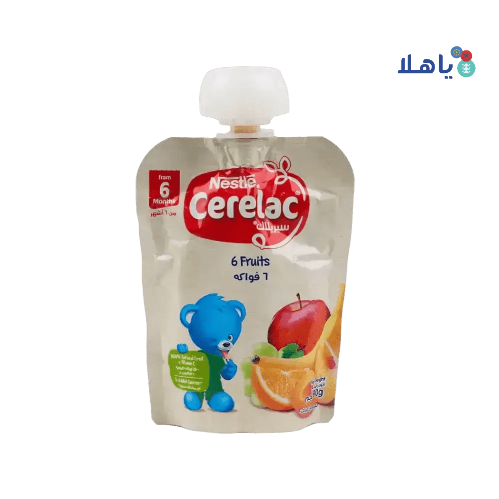 NESTLE - Nestle Cerelac From 6 Months 90G - 6 fruits - Pharmazone - 