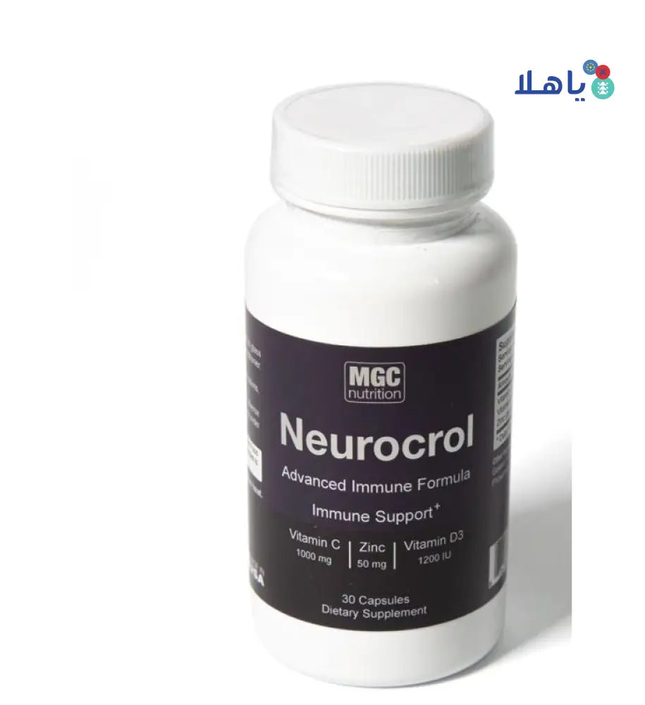 NEUROCROL VIT-C 1000MG ZINC 50MG D3 1200IU  30CAP