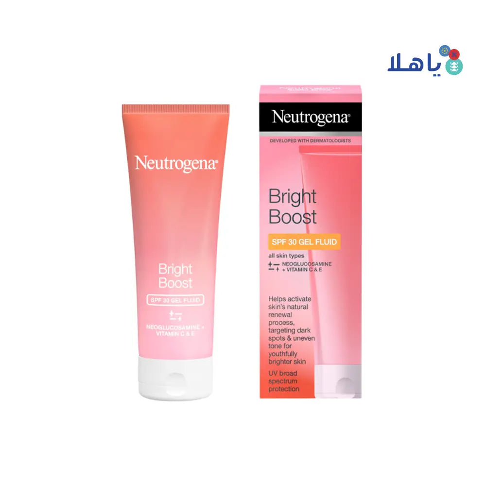 NEUTROGENA BRIGHT BOOST SPF30 GEL FLUID 50ML