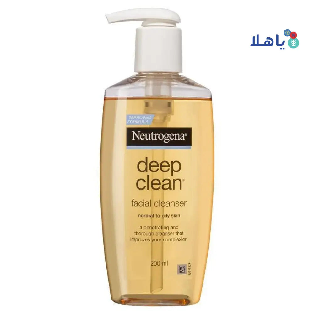 NEUTROGENA DEEP CLEAN  FACIAL GEL WASH 200ML