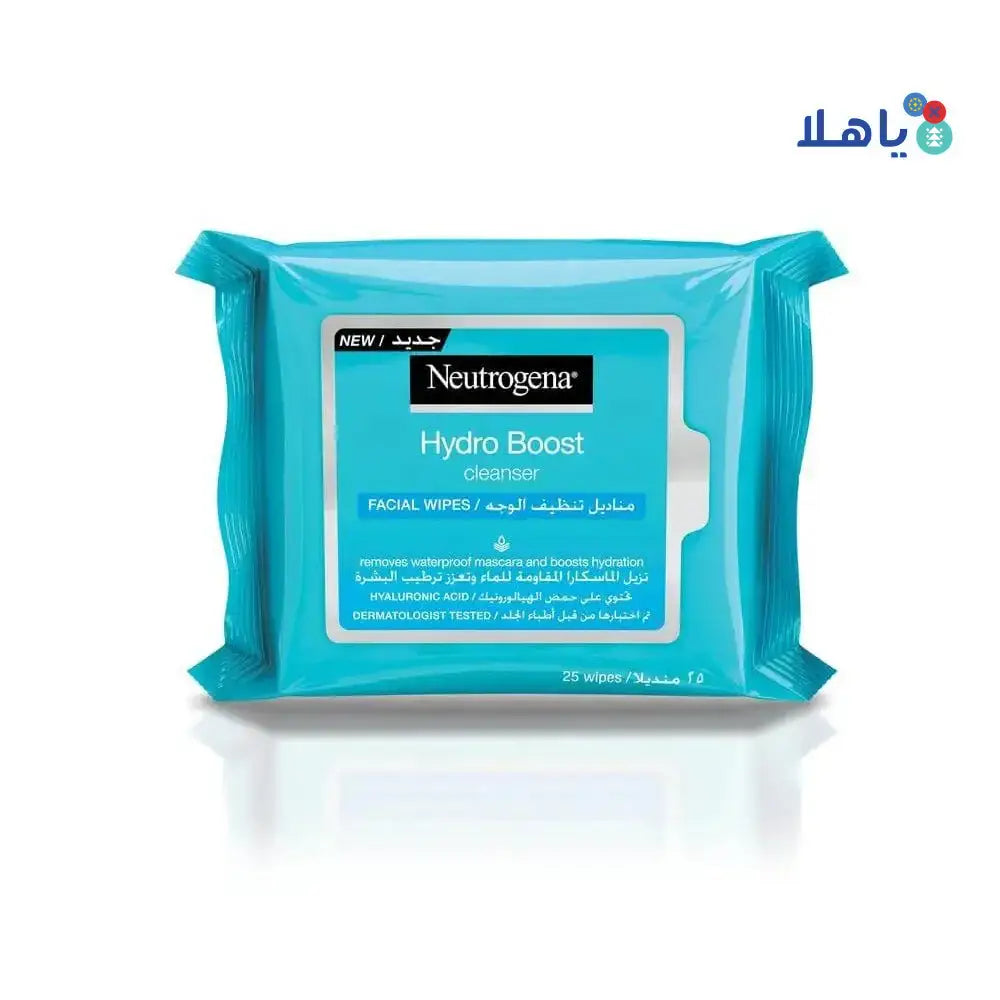 Neutrogena - Neutrogena Hydro Boost Cleanser Wipes 25Pcs - Pharmazone - 