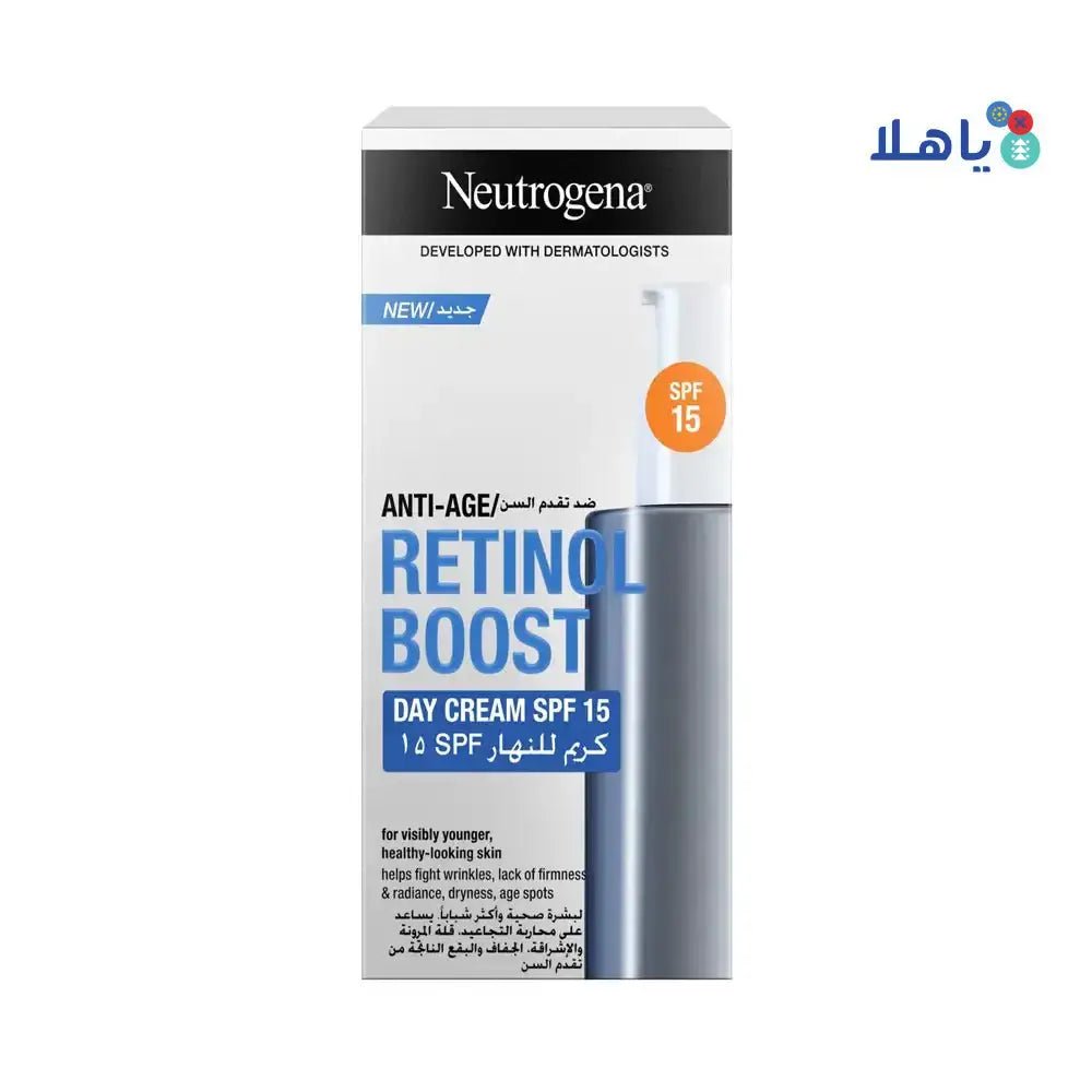 Neutrogena - Neutrogena Retinol Boost Spf15 Day Cream 50ml - Pharmazone - 