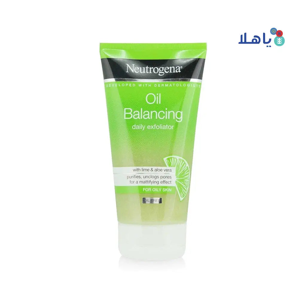 NEUTROGENA OIL BALANCING SCRUB 150ML-LIME