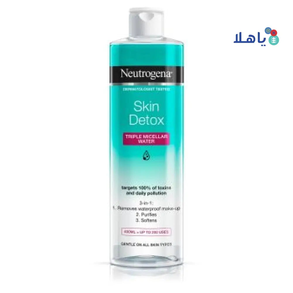 NEUTROGENA SKIN DETOX TRIPLE MICELLAR WATER 400ML