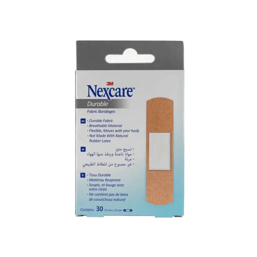 Nexcare 3M - Nexcare Durable Fabric Bandages 72x19mm 30pcs - 665 - Pharmazone - 