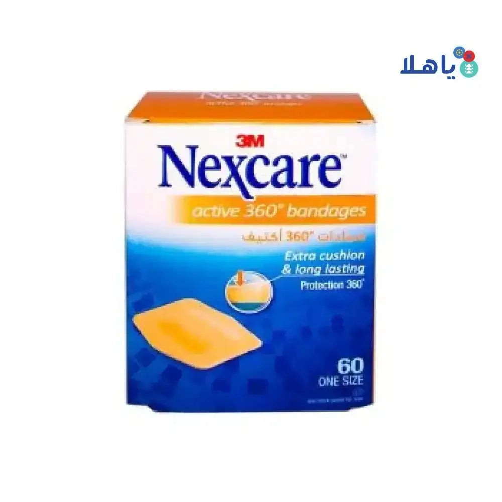 Nexcare 3M - Nexcare Active 360 23x28mm Bandages 60pcs - 556 - Pharmazone - 