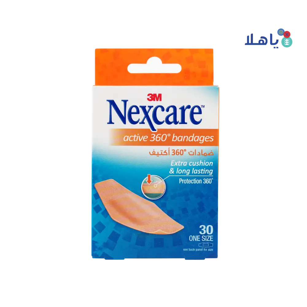 Nexcare Active 360 28x76mm Bandages 30pcs-572