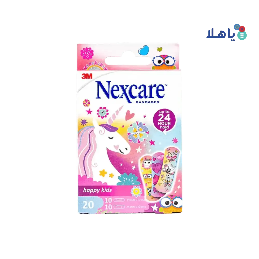 Nexcare 3M - Nexcare Bandages Happy Kids Assorted 20Pcs - 9195 - Pharmazone - 