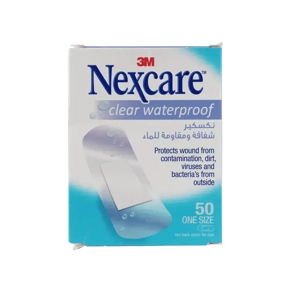 Nexcare 3M - Nexcare Clear Waterproof 25x72mm 50pcs - CWP 50 - Pharmazone - 