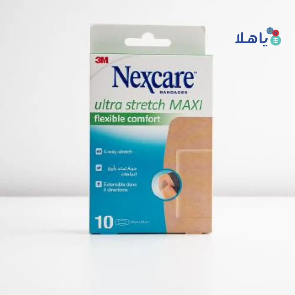 Nexcare Ultra Stretch Maxi Comfort Bandages 10pcs