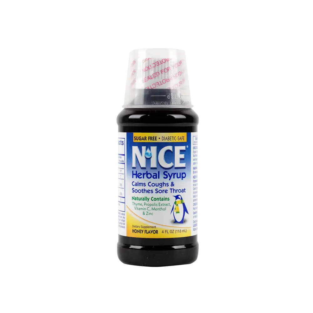 NICE HERBAL SYRUP FOR COUGHS 118ML