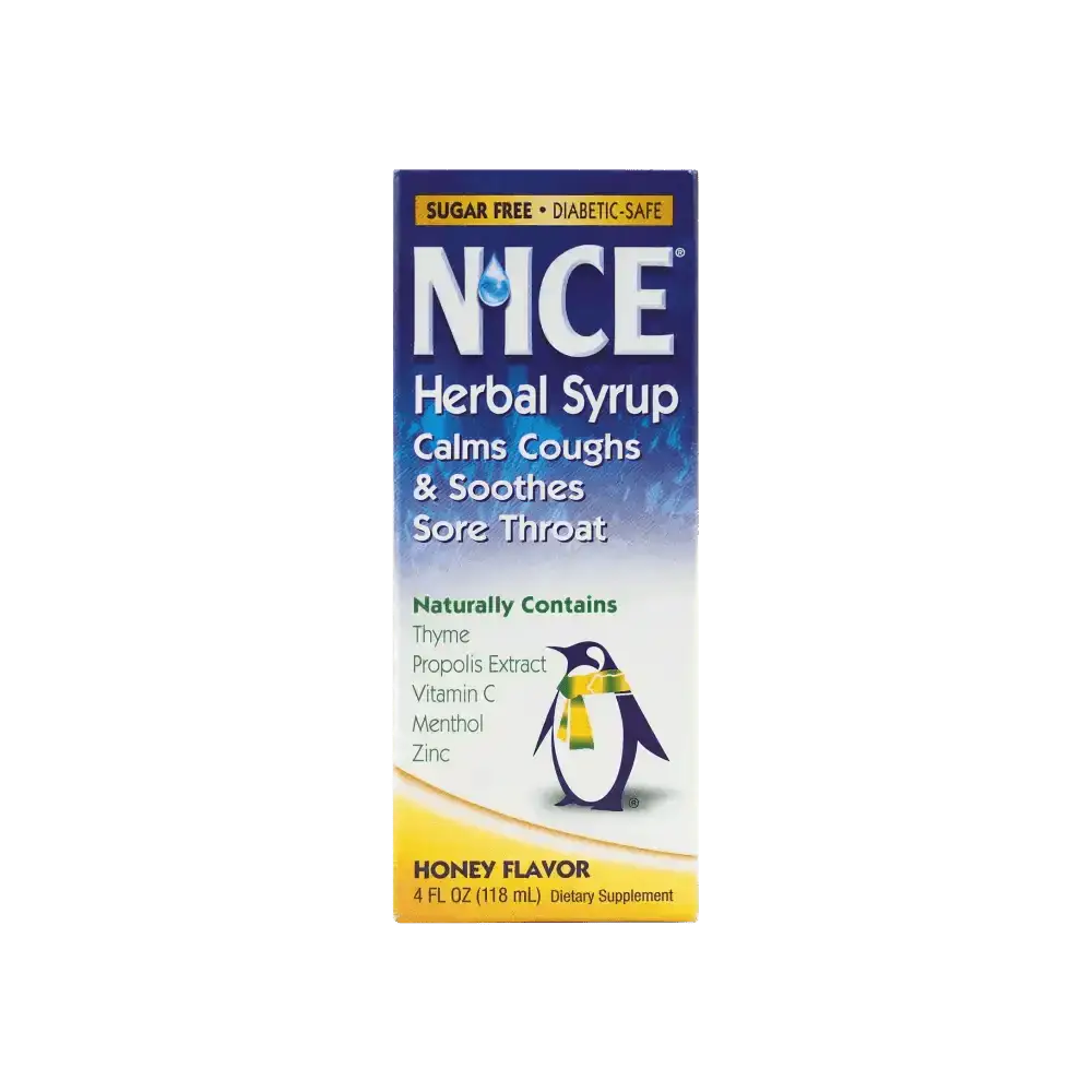 NICE - NICE HERBAL SYRUP FOR COUGHS 118ML - Pharmazone - 