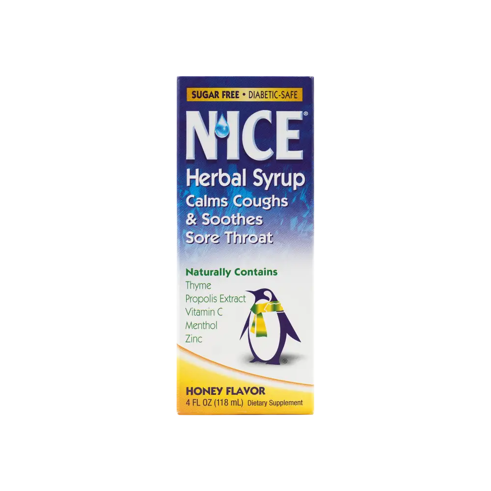 NICE HERBAL SYRUP FOR COUGHS 118ML