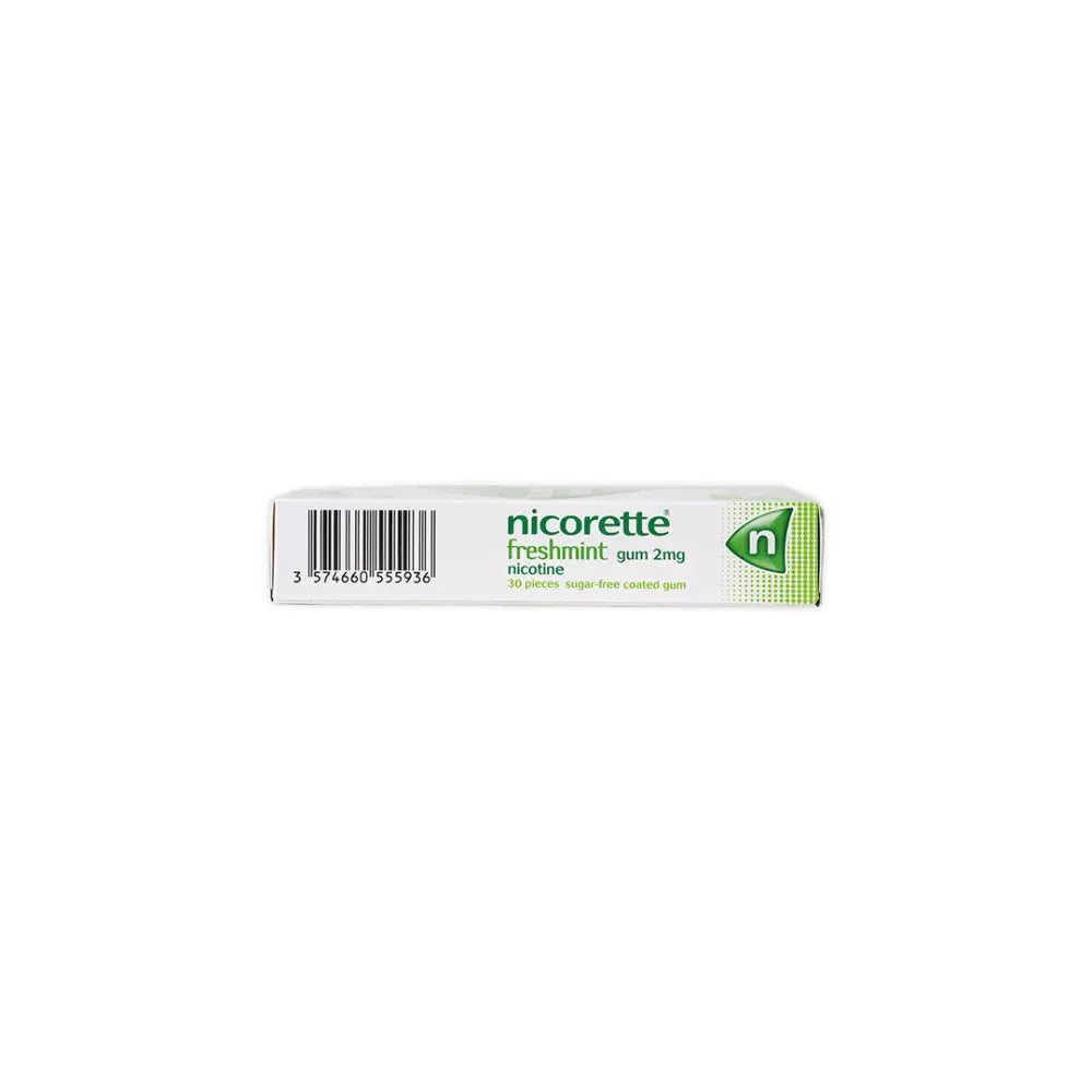 NICORETTE FRESH MINT 2MG GUM 30PCS