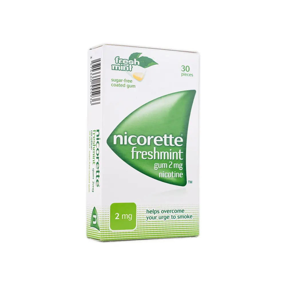 NICORETTE FRESH MINT 2MG GUM 30PCS