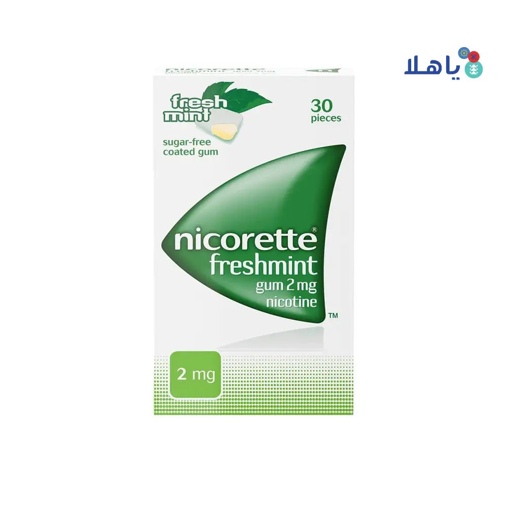 NICORETTE FRESH MINT 2MG GUM 30PCS