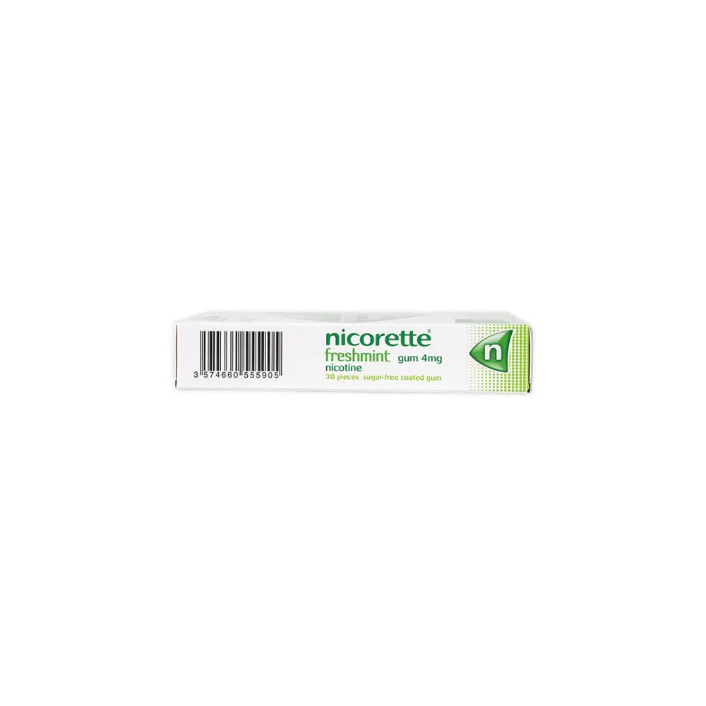 NICORETTE FRESH MINT 4MG GUM 30PCS