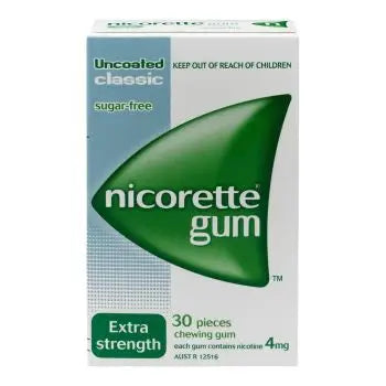 NICORETTE 4MG GUM 30PCS