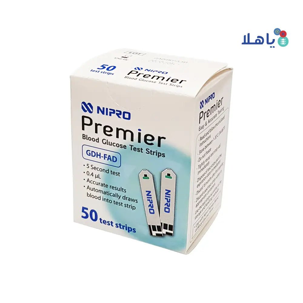 NIPRO - Premier Bg 50 Strips - Pharmazone - 