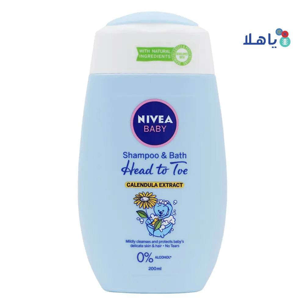 Nivea Baby Shampoo&Bath Head To Toe Calendula Extract 200ml