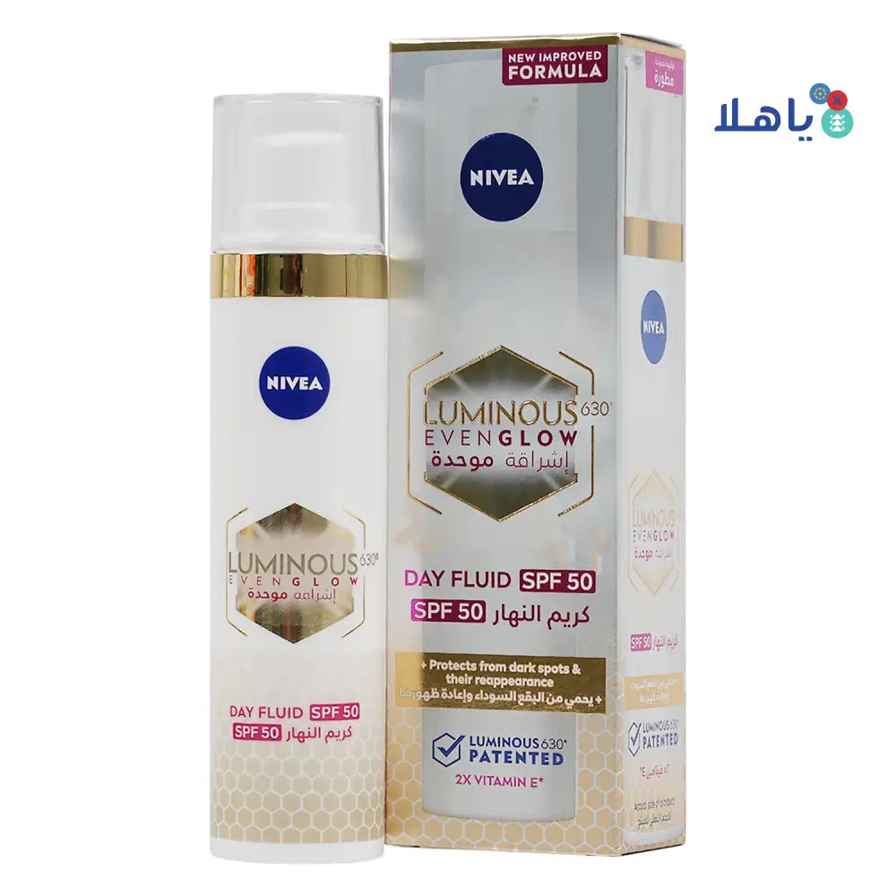 Nivea Luminous Evenglow Day Fluid Spf50 40ml