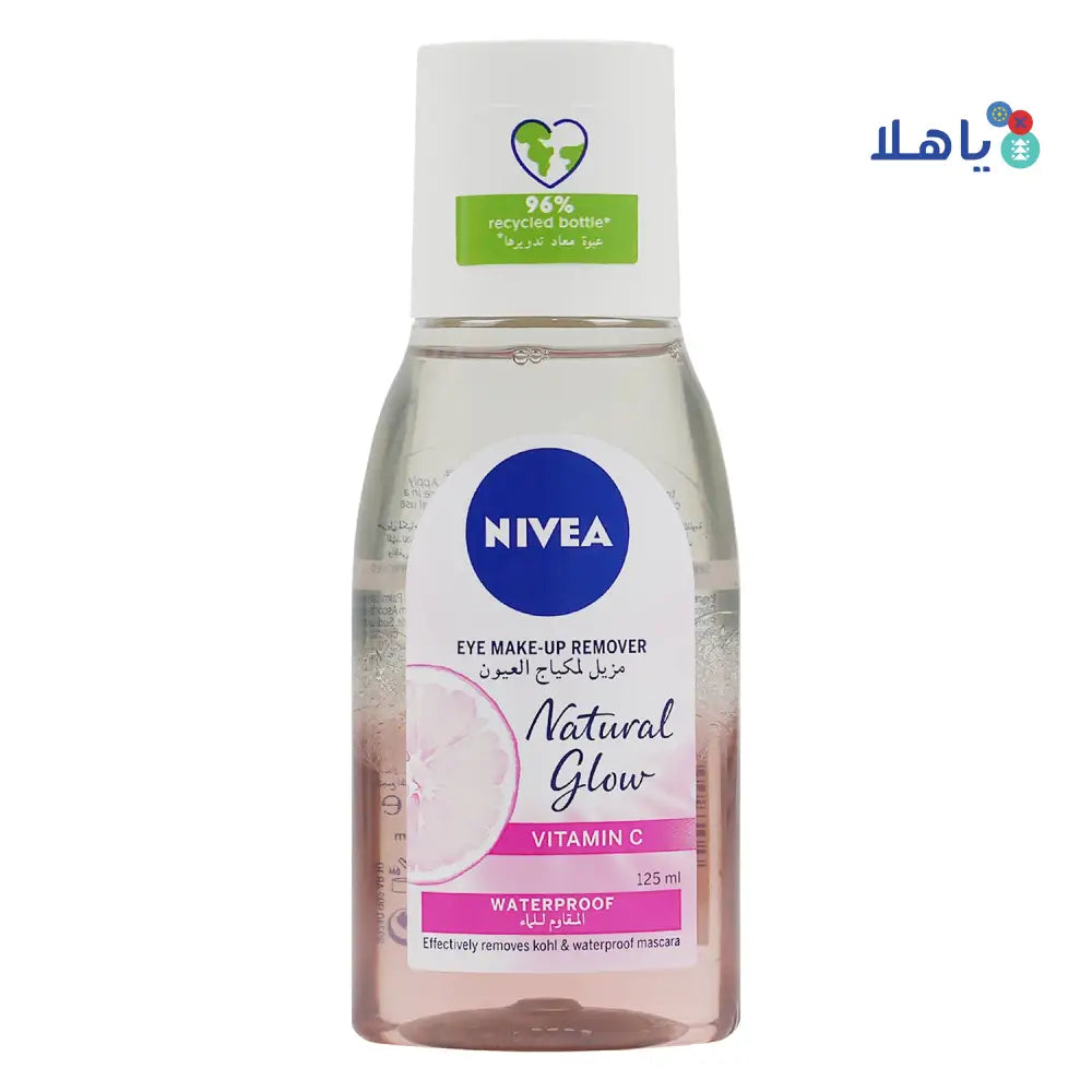 Nivea Natural Glow Eye Make-Up Remover 125ml