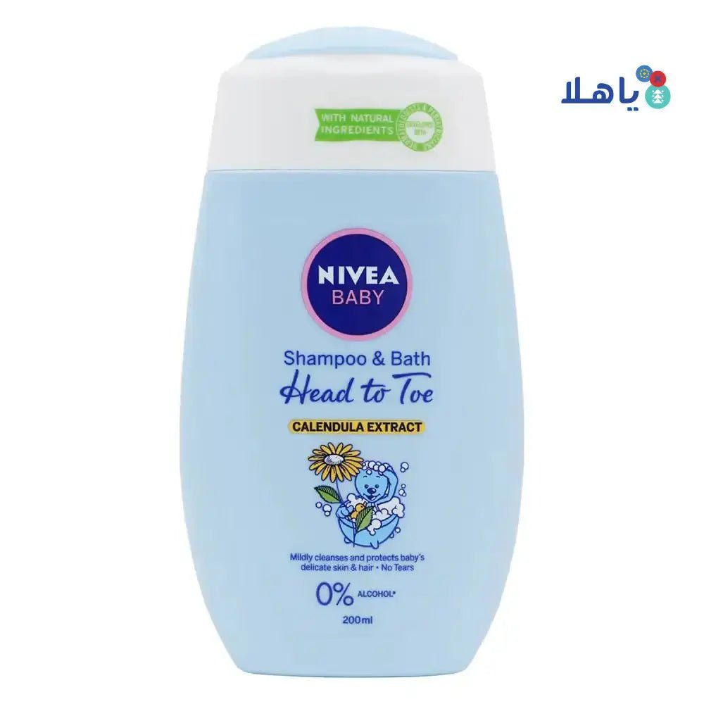 Nivea - Nivea Baby Shampoo & Bath Calendula Extract 200ml - Pharmazone - 