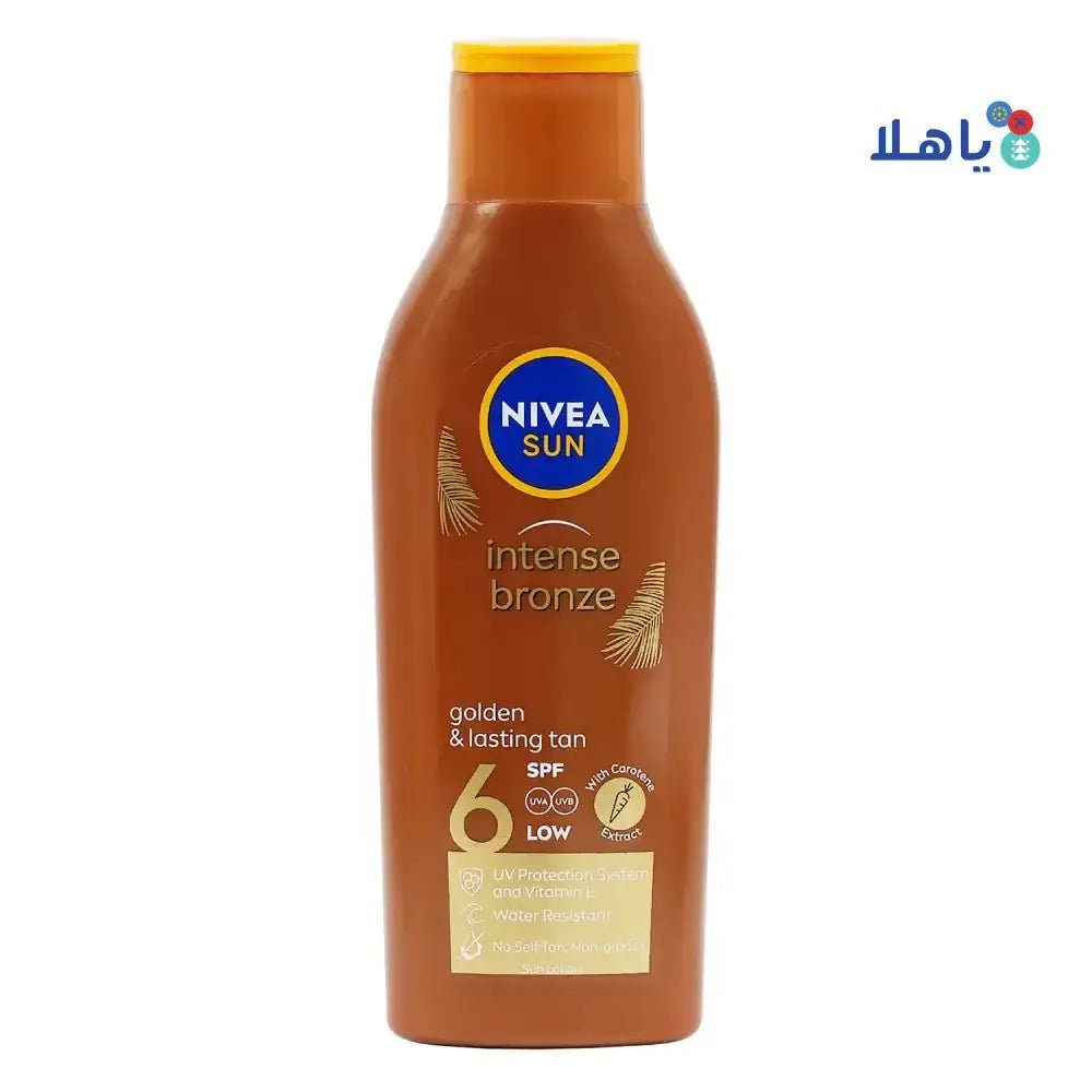 NIVEA - Nivea Sun Intense Bronze Carotene Lotion Spf6 200ml - Pharmazone - 